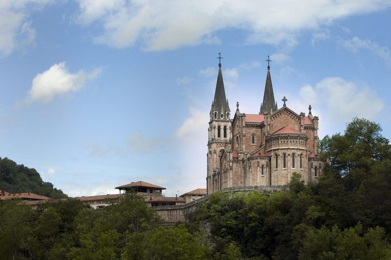 Basilica of Covadonga in the Picos de Europa